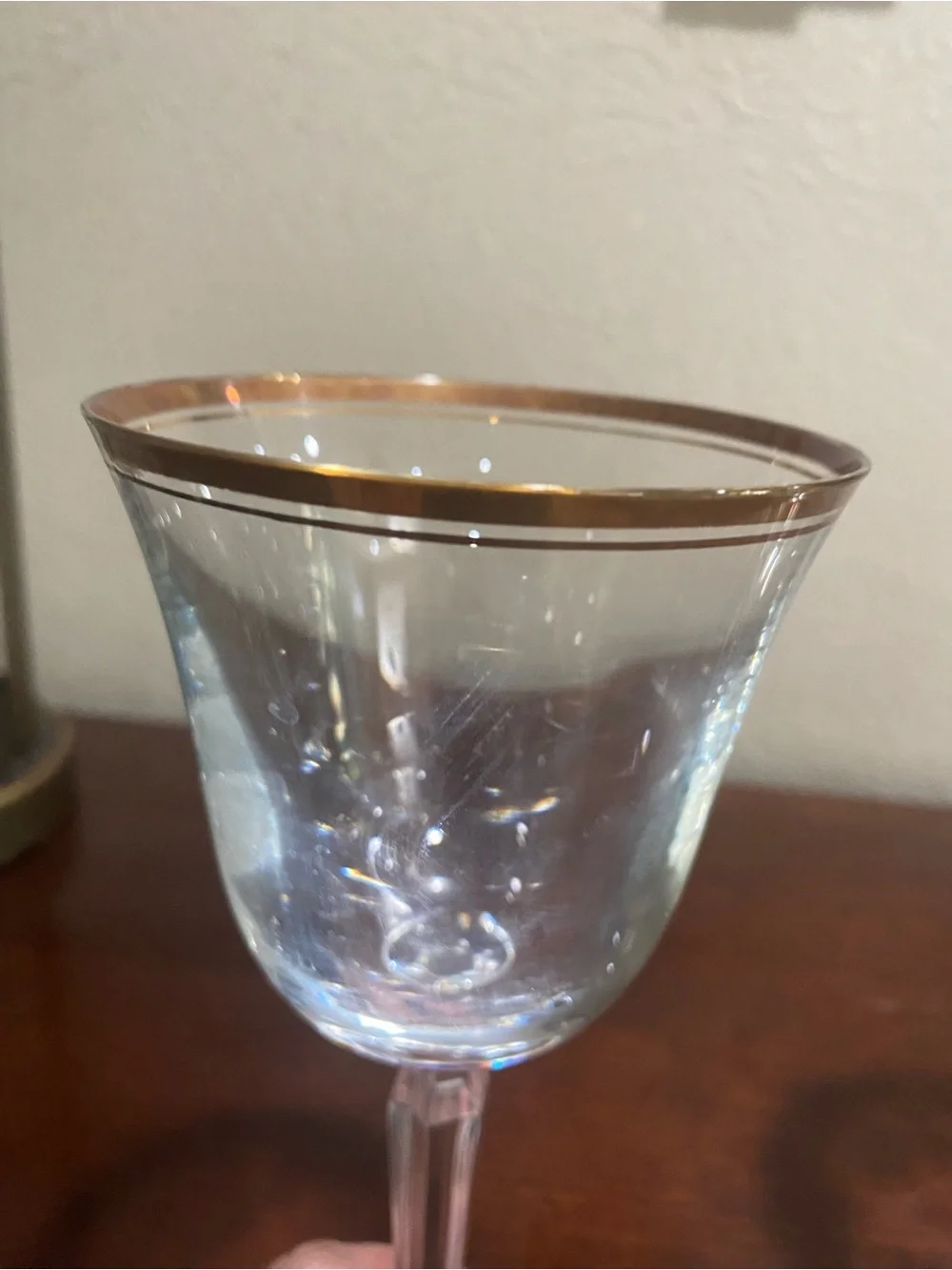 Vintage, Set of 2, Discontinued Mikasa Wheaton Goblets